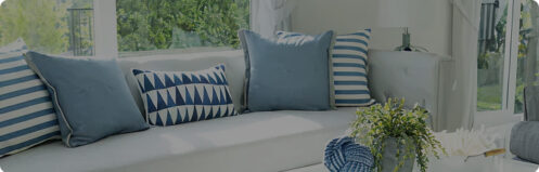 Coastal beach house couch in Tampa, FL