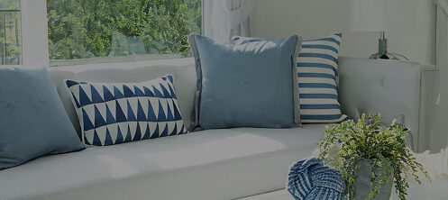 Coastal beach house couch in Tampa, FL