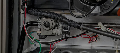 Open furnace for furnace repair in Tampa, FL