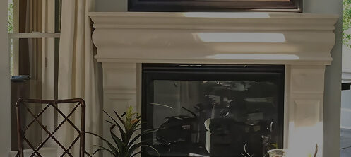 Home with a fireplace in Tampa, FL