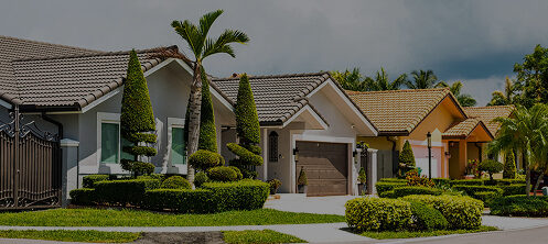 Homes in a Florida neighborhood