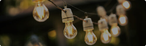Outdoor lighting light strands