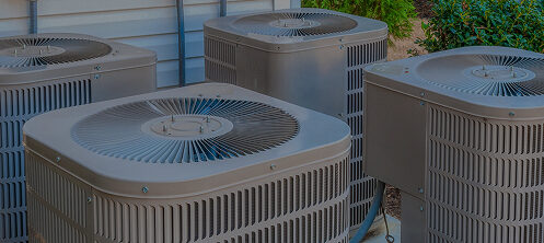 Multiple HVAC AC units outside a Florida home