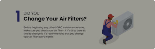 HVAC air filters maintenance infographic
