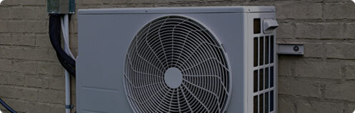 Ductless mini split outdoor unit